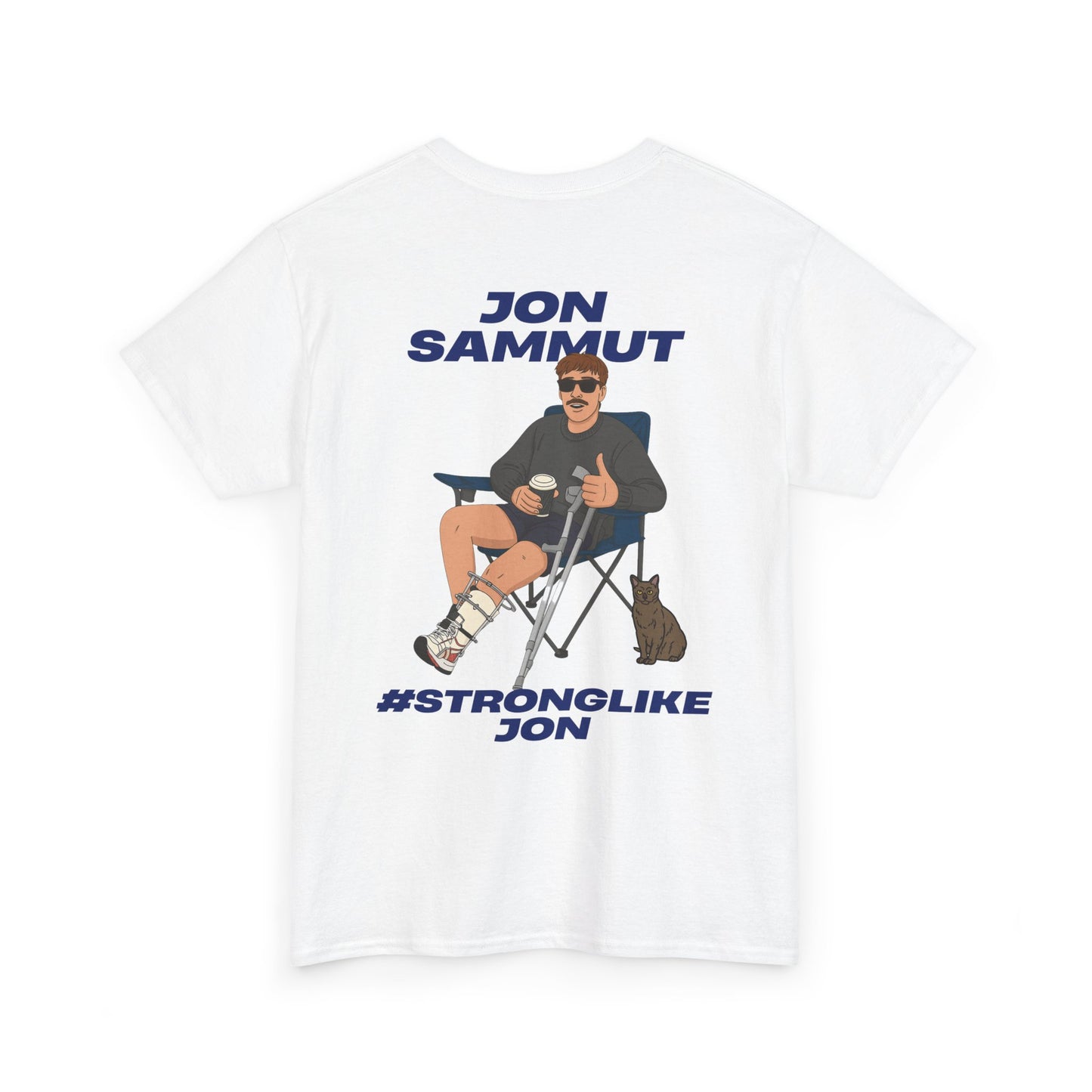 Jon Sammut "#StrongLikeJon" - Unisex Cotten Tee