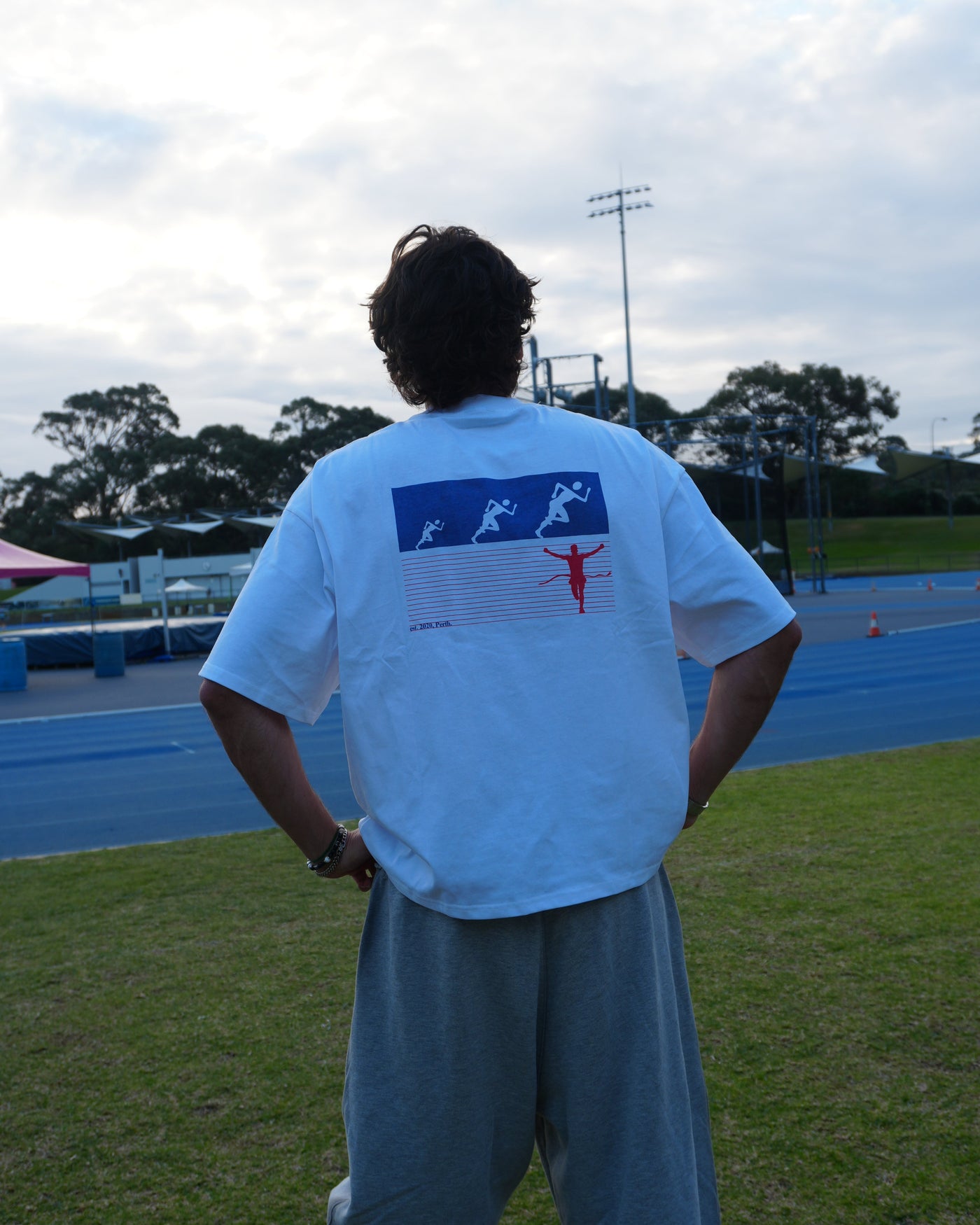 Midweight Box-Fit Tee — Run Club (arr. mid ~Sept)