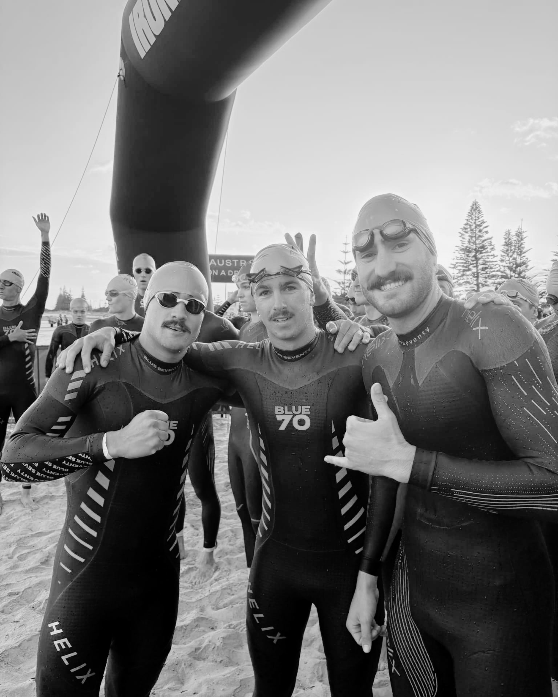 Morning of Jon's accident, ready to take on Ironman Oceania 70.3 Championships.