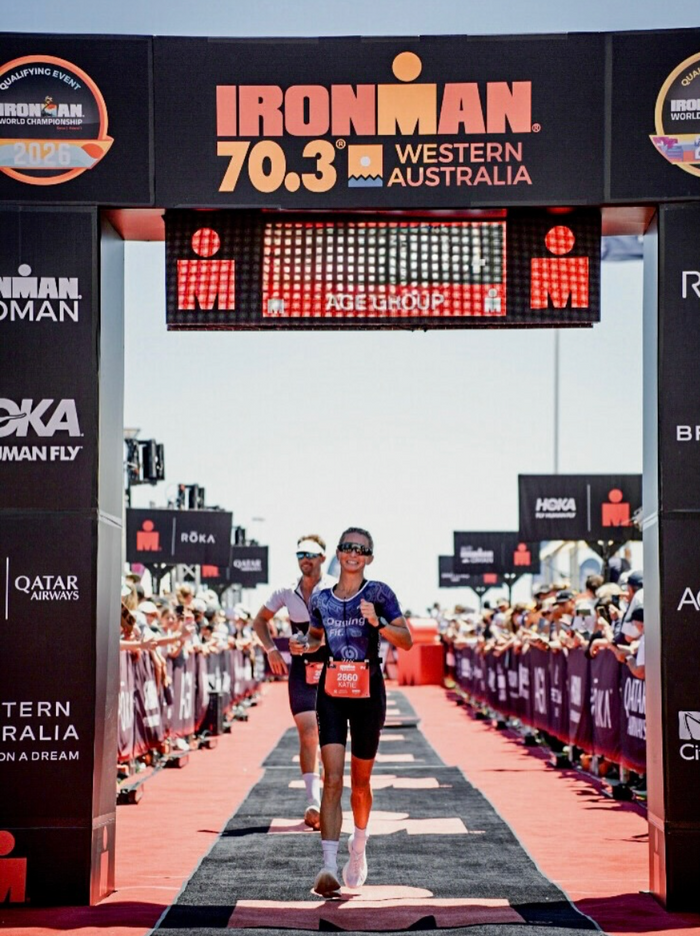 Ogging athlete — race day