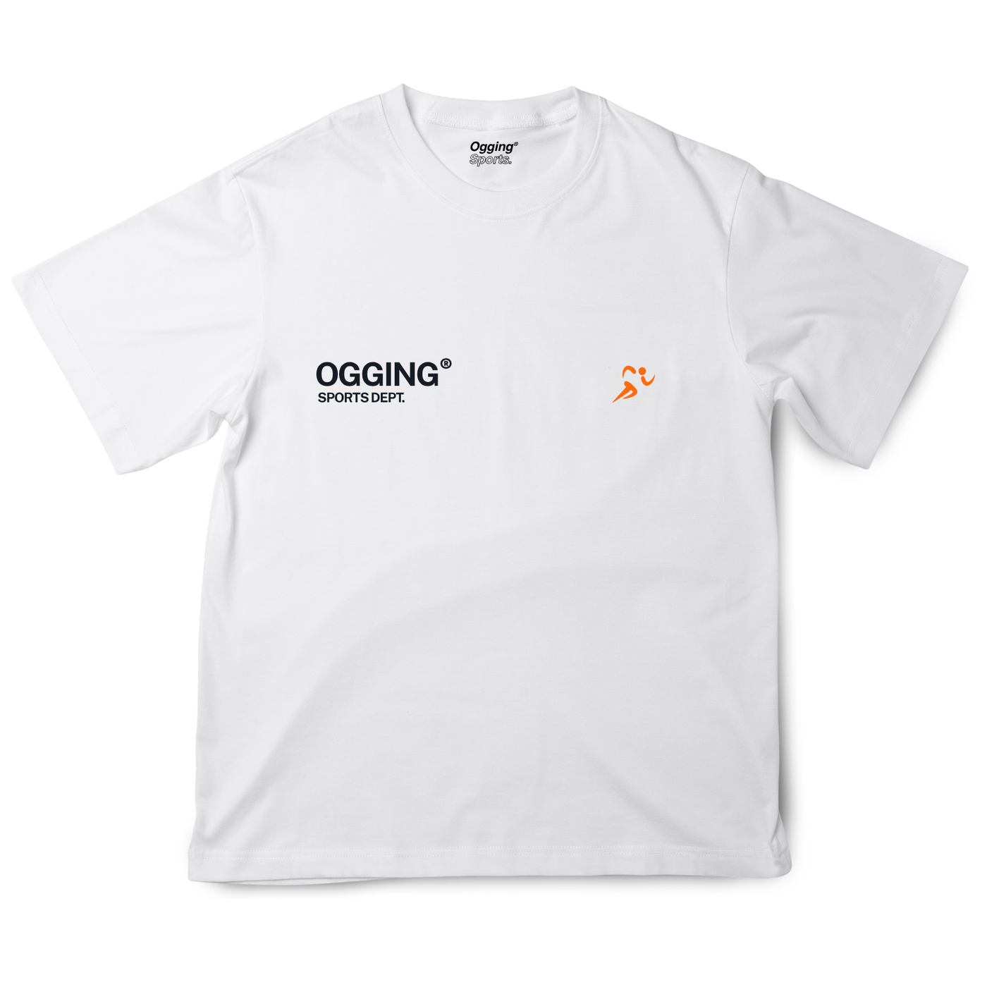 Midweight Box-Fit Tee — Orange