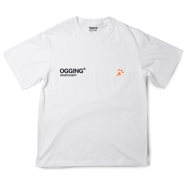 Midweight Box-Fit Tee — Orange