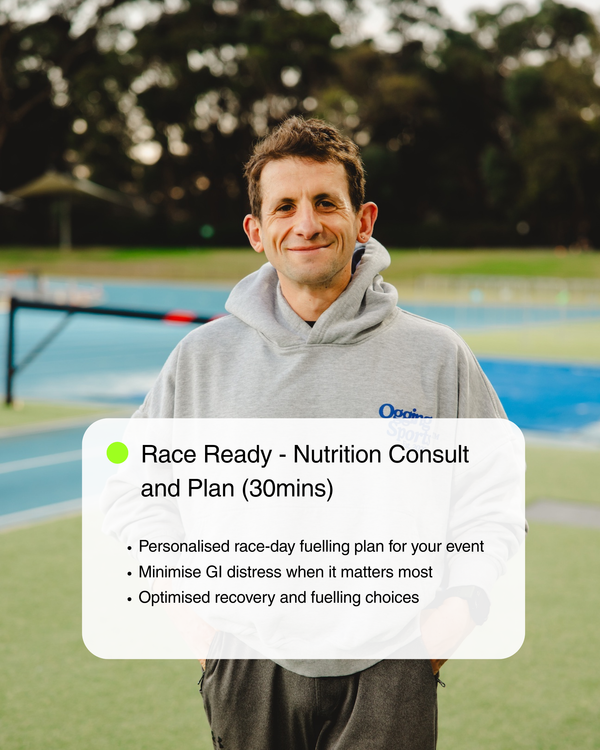 Race Ready - Nutrition Consult and Plan (30mins)