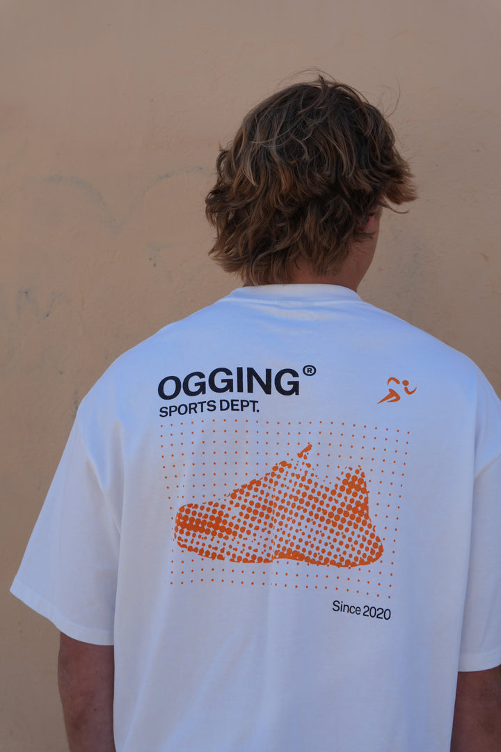 Box-Fit Cropped Tee — Orange