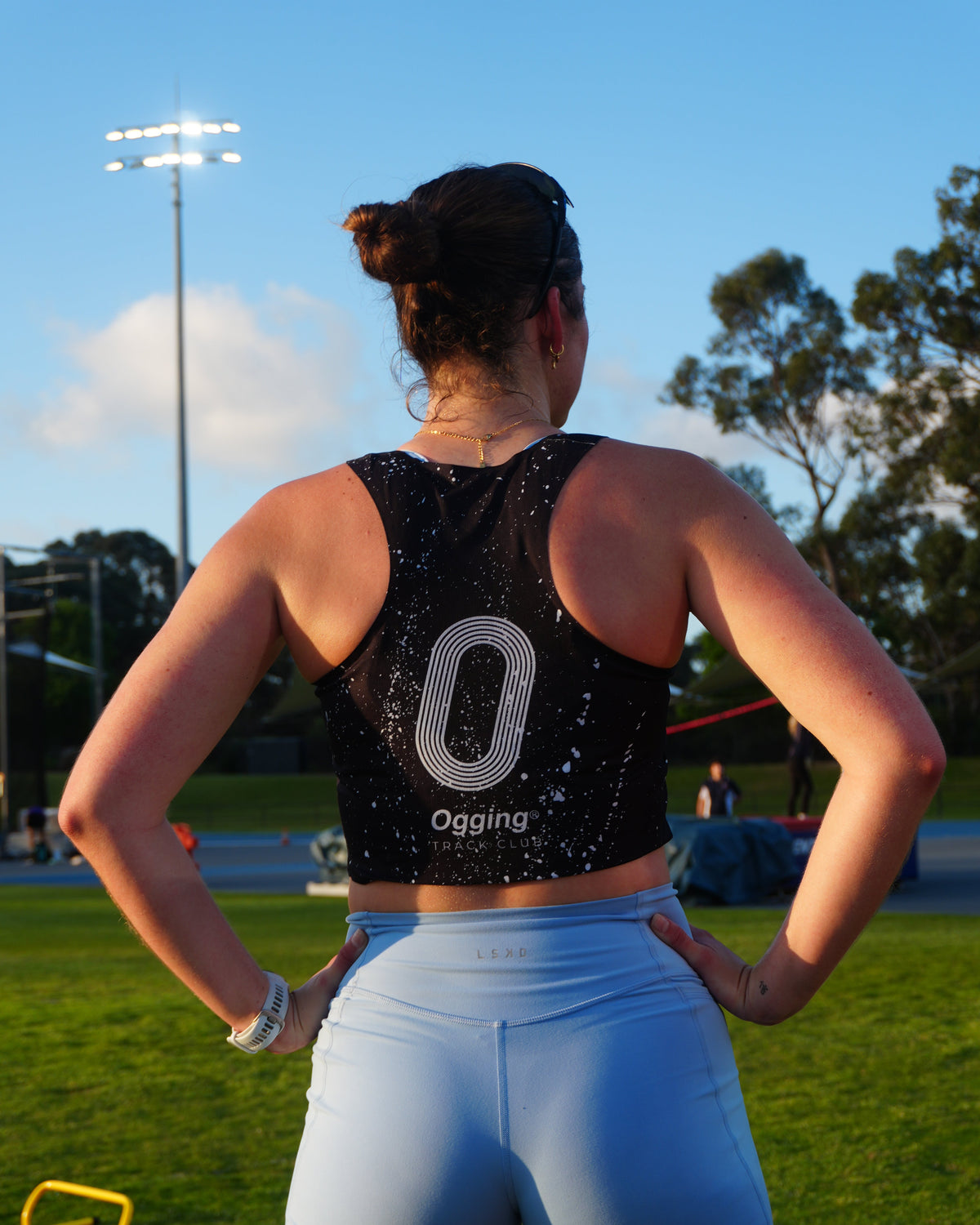 Lightweight Club Crop Singlet, Race