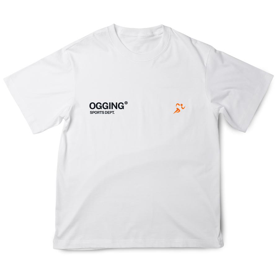 Box-Fit Cropped Tee — Orange
