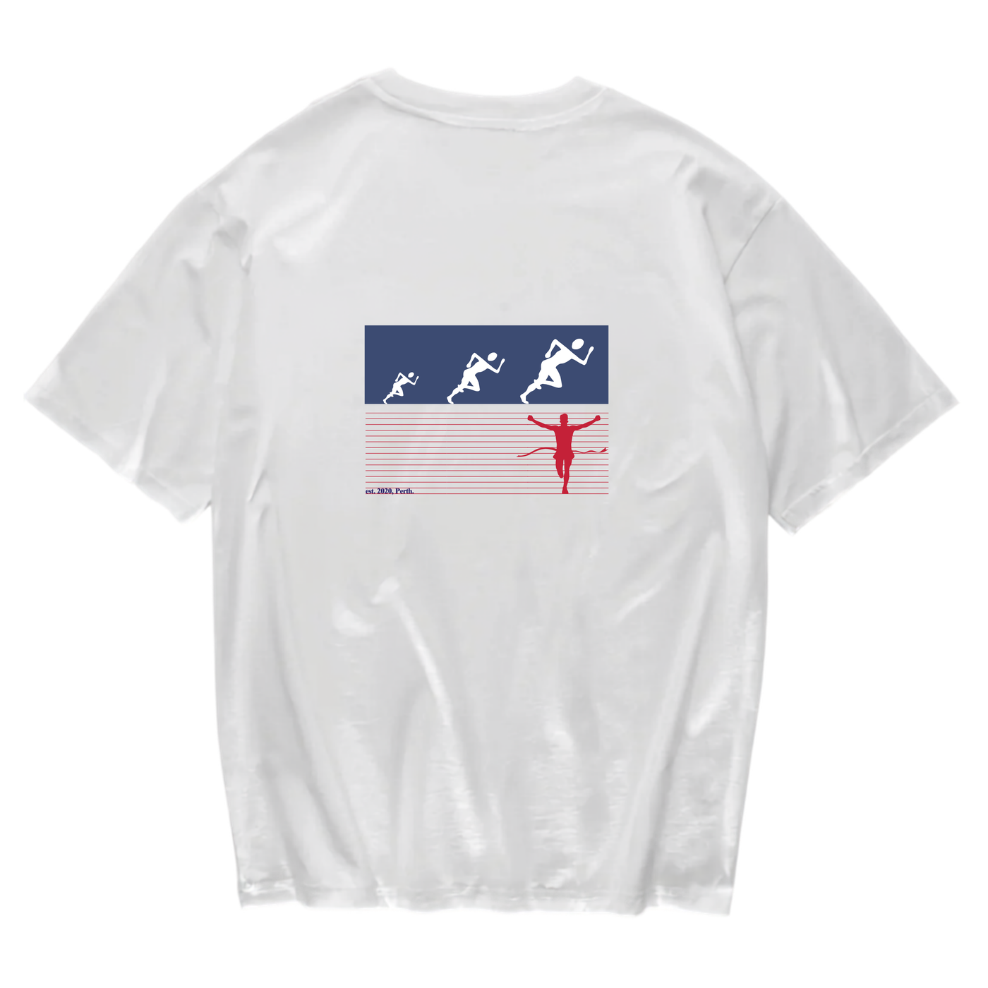 Midweight Box-Fit Tee — Run Club (pre-order ~ Oct)