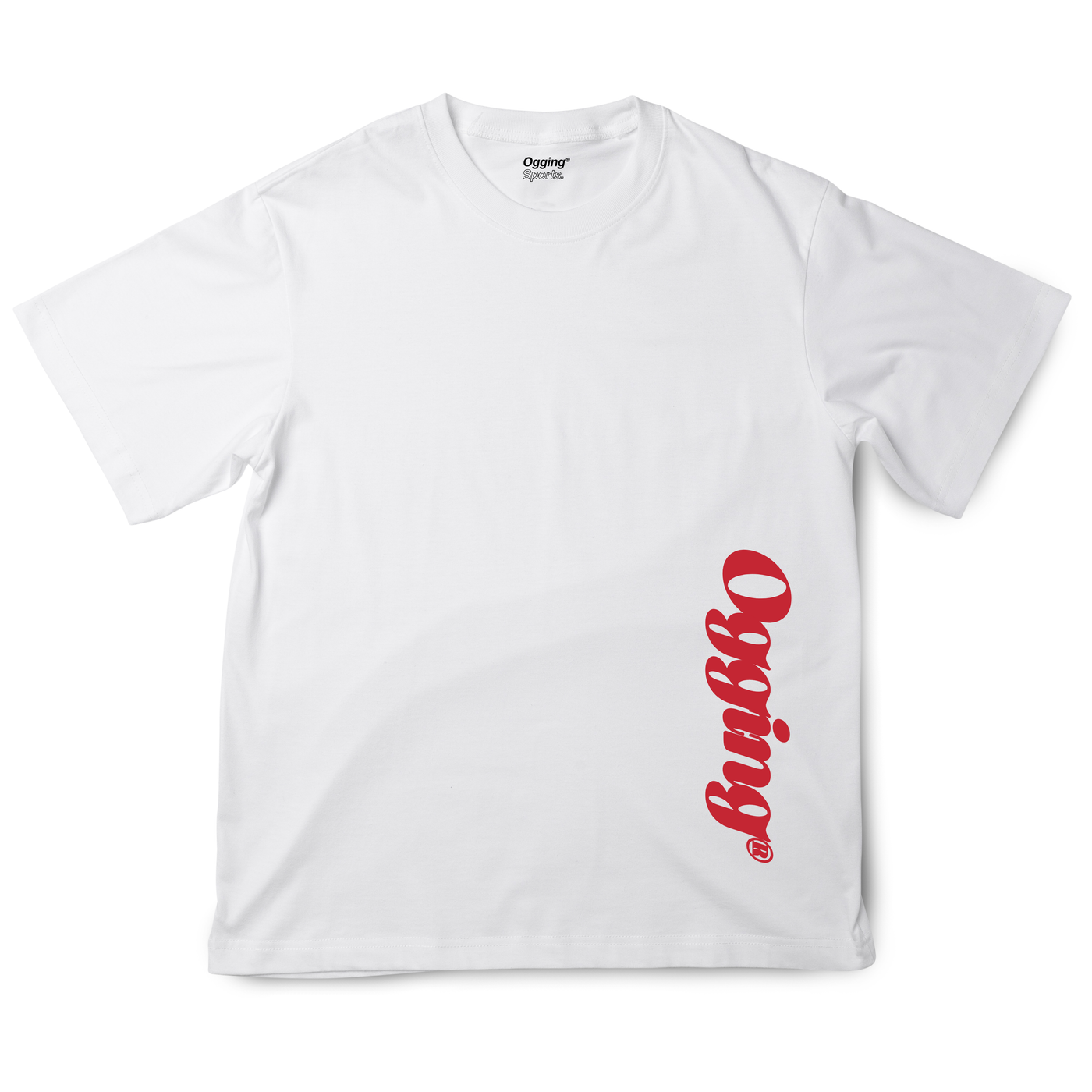 Midweight Box-Fit Tee — Script (pre-order ~ Oct)